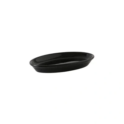 Tuxton Oval Duratux Baker Shallow In Black