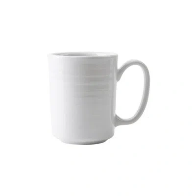 Tuxton Pacifica 8-ounce Mug W/large Handle In Porcelain White