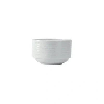 Tuxton Pacifica 9 Oz. Stackable Soup Bowl In Porcelain White