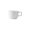 Tuxton Pacifica Stackable Coffee Mug In White