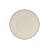 Tuxton Plate In White;pink