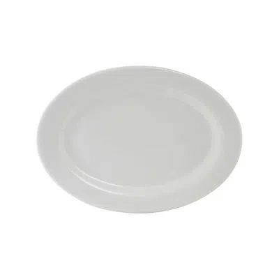 Tuxton Platter In Porcelain White