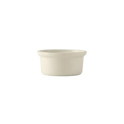 Tuxton Round Duratux Casserole In Eggshell White