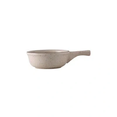 Tuxton Round Duratux French Casserole In Brown;eggshell