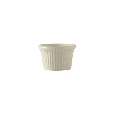 Tuxton Round Duratux Ramekin In Eggshell White