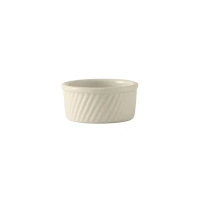 Tuxton Round Duratux Soufflé In Eggshell White