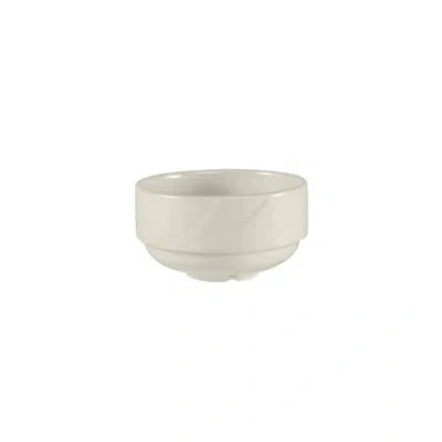 Tuxton San 10.5 Oz. Stackable Soup Bowl In Pearl White