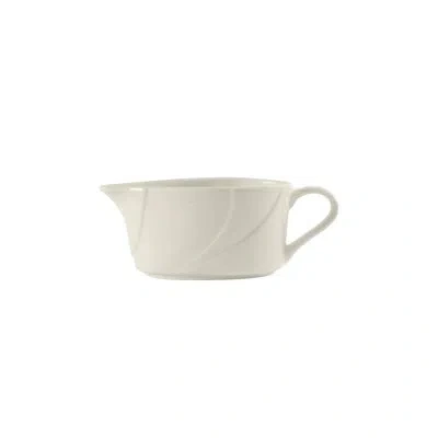 Tuxton San Marino Gravy Boat 6 Piece Set In White;pearl