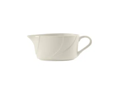 Tuxton San Marino Sauce/gravy Boat 15-1/2oz 7-1/2"x3-1/2"x3", 6 Pieces In White
