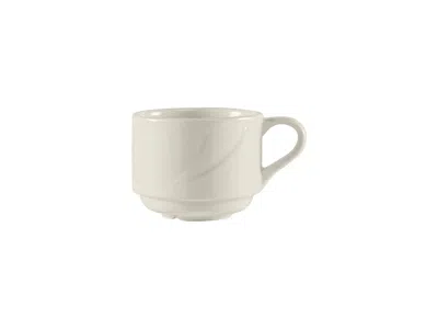 Tuxton San Marino Stackable Cup 7oz 4-1/4"x3-1/4"x2-1/2", 36 Pieces