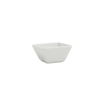 Tuxton Santorini 8 Oz. Square Soup Bowl In Porcelain White