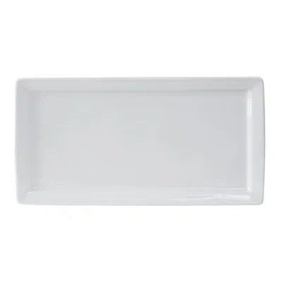 Tuxton Santorinplatter In Porcelain White