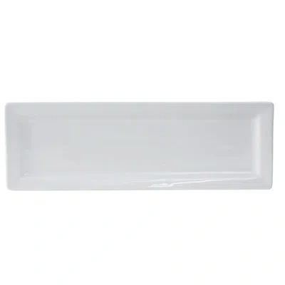 Tuxton Santorinplatter In Porcelain White