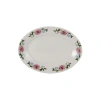 Tuxton Serving Dish In White;pink