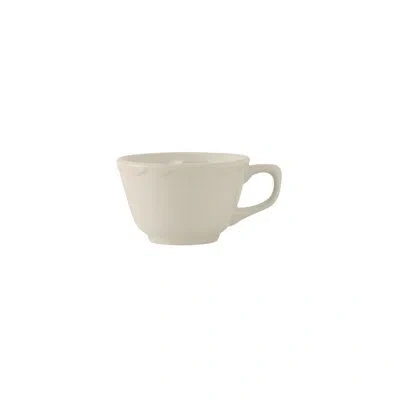 Tuxton Shell Round Coffee Mug In White