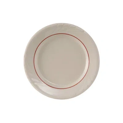 Tuxton Tuxcare Monterey 9" Salad Or Dessert Plate In Eggshell White