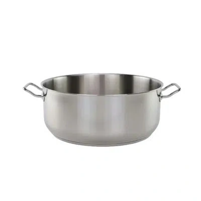 Tuxton Tuxsteel 15-quart Brazier Pot In Silver