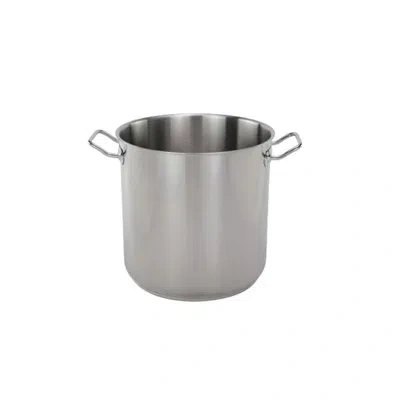 Tuxton Tuxsteel 18-quart Stock Pot In Silver