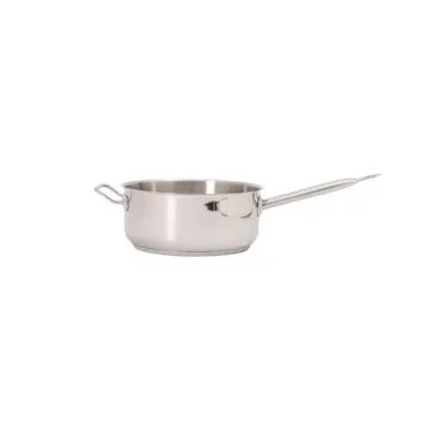 Tuxton Tuxsteel Stainless Steel Saucepan In Silver