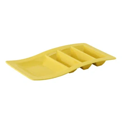 Tuxton Tuxtrendz Platter In Yellow