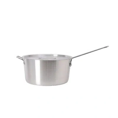 Tuxton Tuxware 9.25 Quarts Aluminum Saucepan In Silver