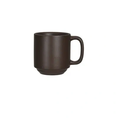 Tuxton Zion 11-ounce Stackable Yukon Mug In Matte Brown