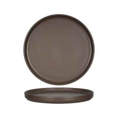 Tuxton Zion 8-1/4-inch Plate Straight Side In Brown
