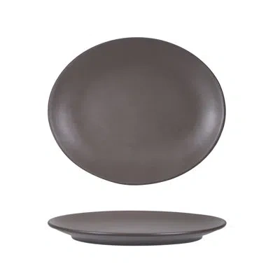 Tuxton Zion 9-1/2-inch Platter In Matte Brown