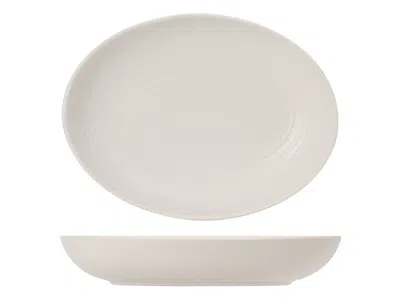 Tuxton Zion Oval Bowl 35oz 10-3/4"x8"x1-7/8", 12 Pieces
