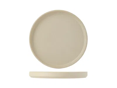Tuxton Zion Plate Straight Side 6-1/2"x5/8", 24 Pieces