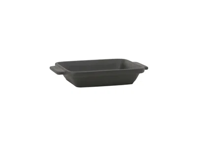 Tuxton Zion Rectangular Side Dish 7oz 6-5/8"(5-1/2" W/o Handle)x4-1/2"x1-1/4", 12 Pieces In Black