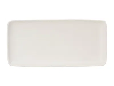 Tuxton Zion Tray 14"x6-5/8"x1-1/8", 12 Pieces In White