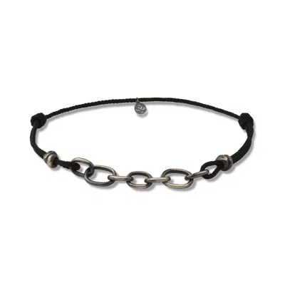 Tvento Men's Black The Eclipse Bracelet