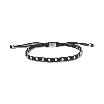 Tvento Men's Black The Fortis Nexus Bracelet