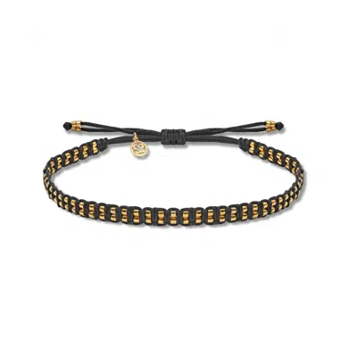 Tvento Men's Black The Vincta Noctis Bracelet