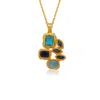 Tvento Men's Blue / Gold The Color Harmonia Necklace