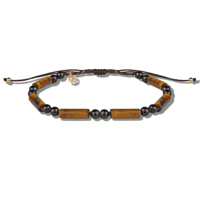 Tvento Men's Brown The Ciconia Bracelet