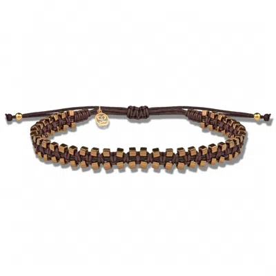 Tvento Men's Brown The Ospec Bracelet