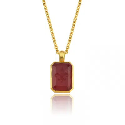 Tvento Men's Gold The Floretta Necklace