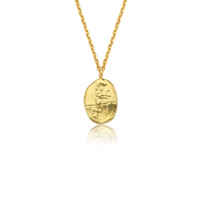 Tvento Men's Gold The Nummus Achillis Necklace