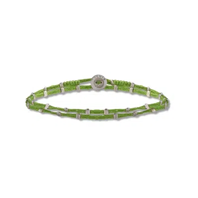 Tvento Men's Green The Bamboo Bracelet