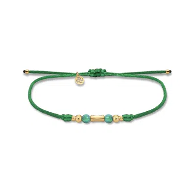 Tvento Men's Green The Lumina Silva Bracelet