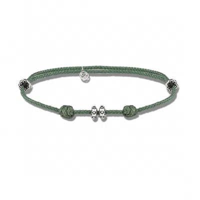 Tvento Men's Green The Ruplets Caga Bracelet