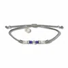 Tvento Men's Grey / Silver / Purple The Testa Bracelet