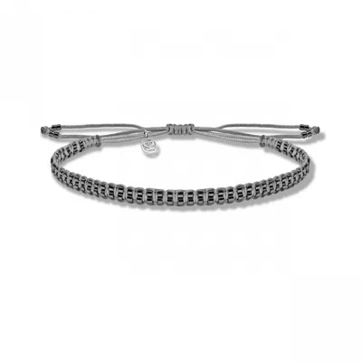 Tvento Men's Grey The Metallicium Bracelet In Gray