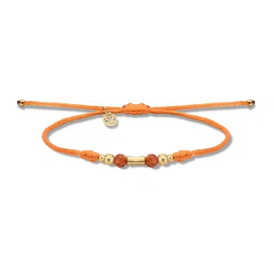 Tvento Men's Orange The Lumina Flamma Bracelet