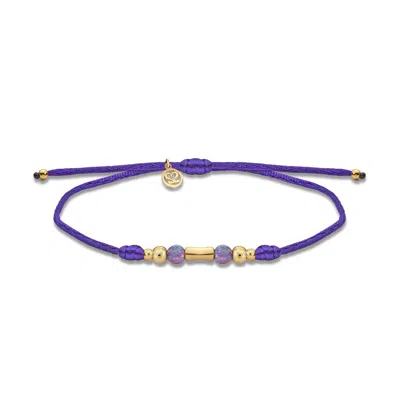 Tvento Men's Purple The Lumina Caelum Bracelet