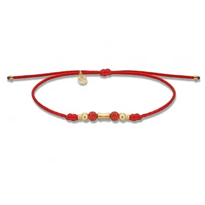 Tvento Men's Red The Lumina Ignis Bracelet