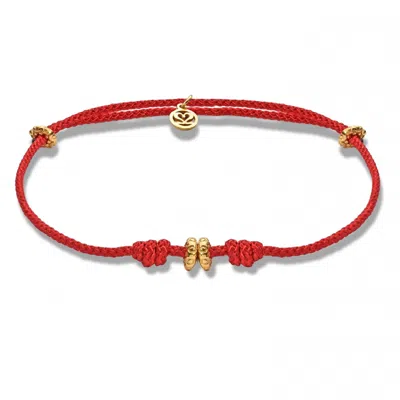 Tvento Men's Red The Ruplets Rubra Bracelet