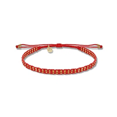 Tvento Men's Red The Vincta Ignis Bracelet